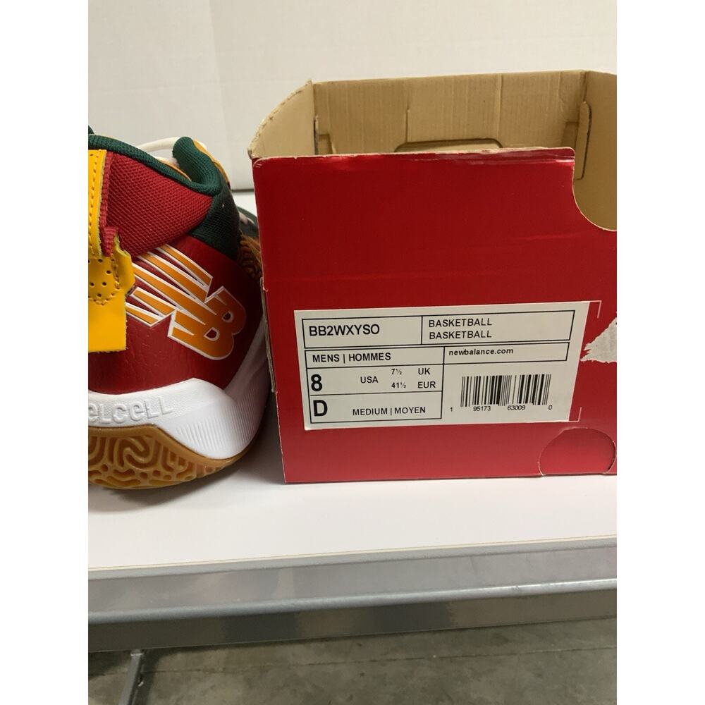 New Balance Dejounte Murray x Two WXY BB2WXYSO My Home Size 8 Red Green - Picture 6 of 6